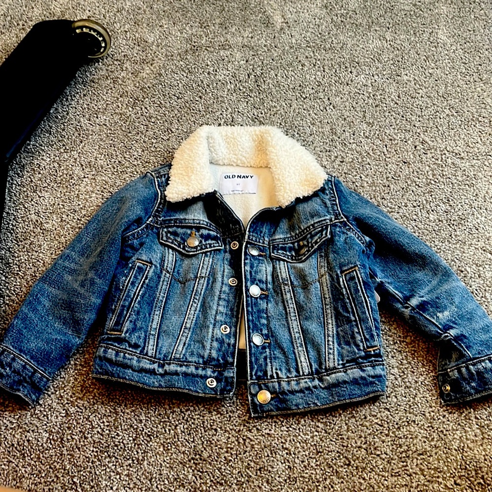 Kids Jean Bomber style Old Navy jacket NWT